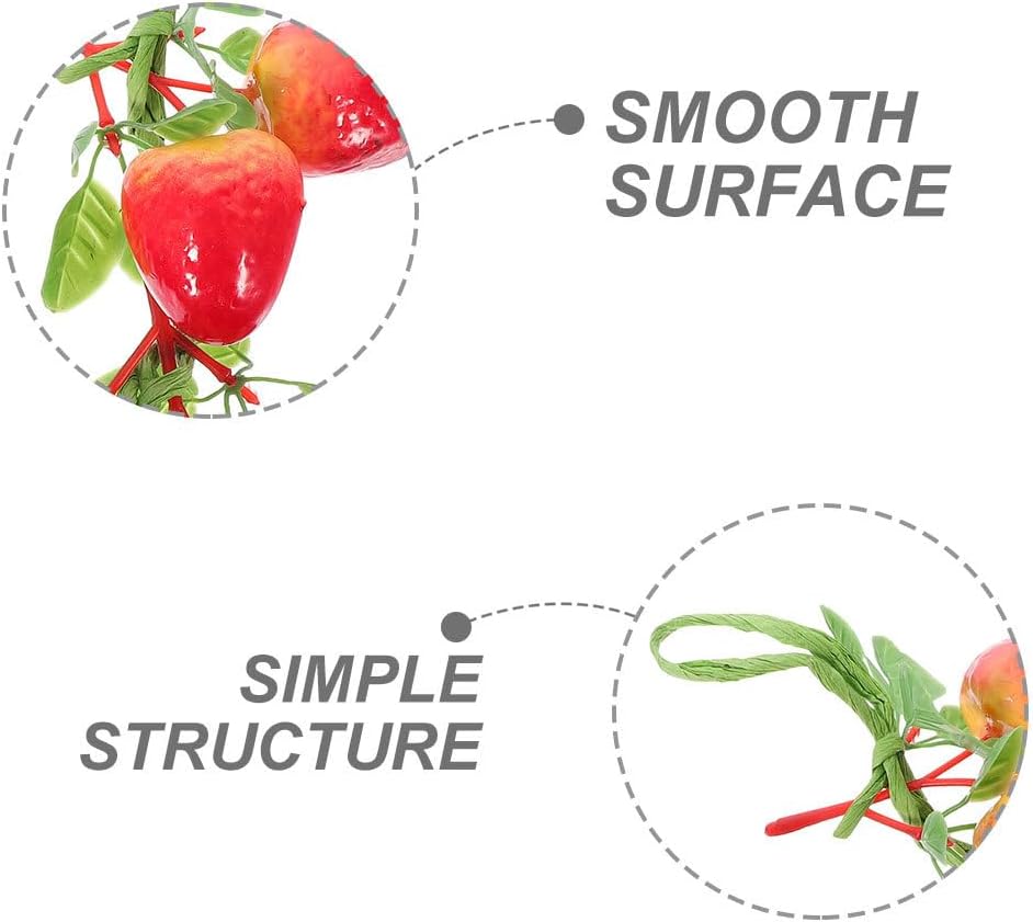 🍓✨ Sweet Artificial Strawberries – Realistic Decor for Home & Parties 🌿🏡