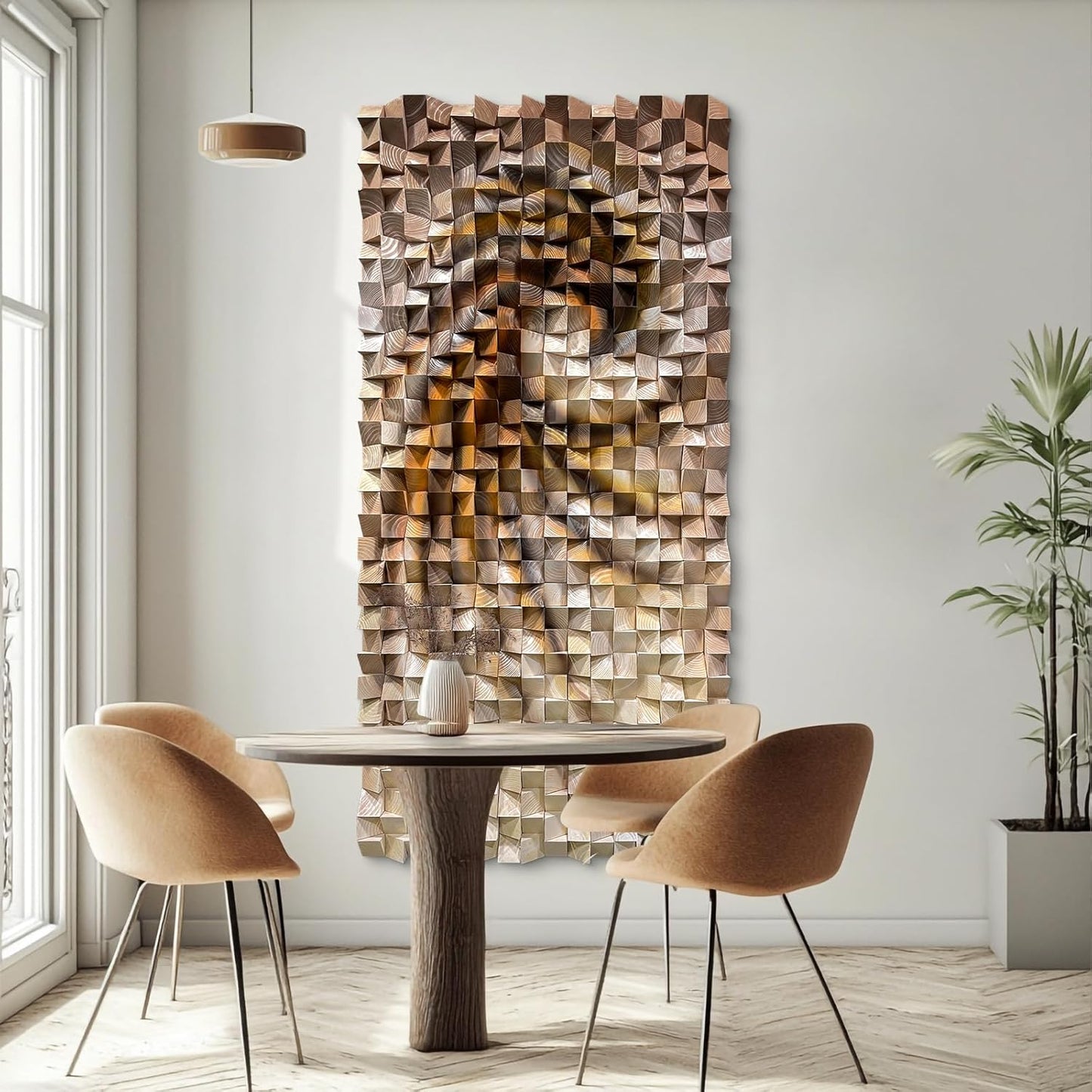 🖼️✨ 3D Abstract Wall Art – Modern Home Accent 🌿🏡