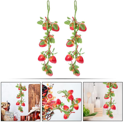 🍓✨ Sweet Artificial Strawberries – Realistic Decor for Home & Parties 🌿🏡