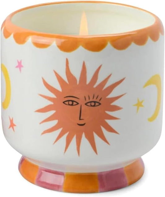 🕯️✨ Hand-Painted Ceramic Scented Candle – Cozy Aroma & Style 🌿🌸