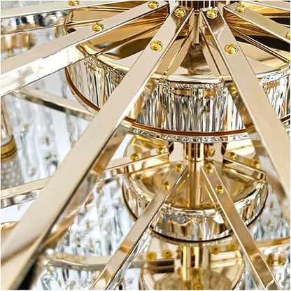 ✨ Crystal Wall & Ceiling Light 🌟 Glam Home Decor 💎 Luxury Sparkle