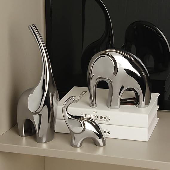 🐘✨ Elegant Elephant Figurine – Chic Home Decor Accent 🌿🏡